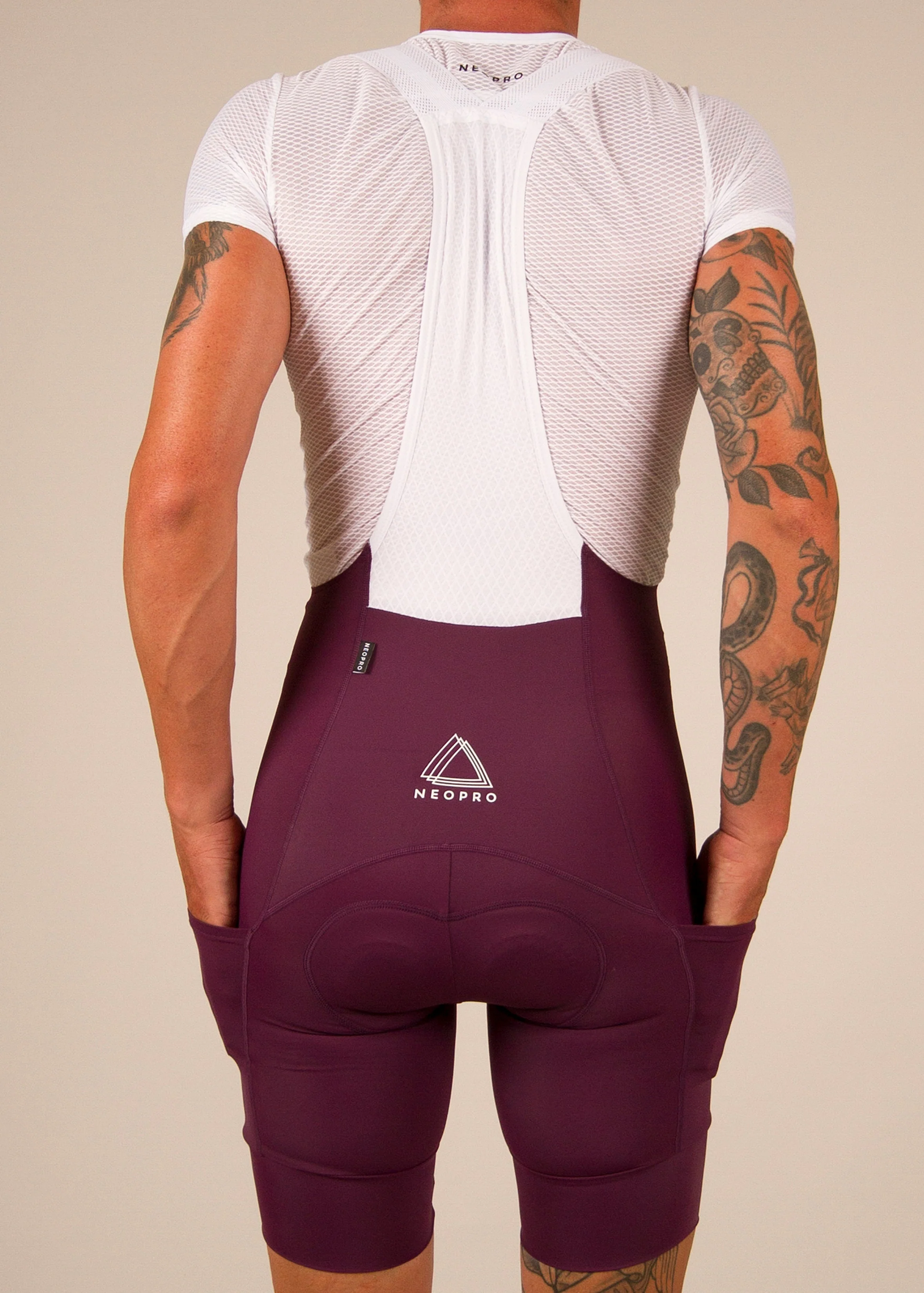 NeoPro Plum Cargo Bibs - Image 5